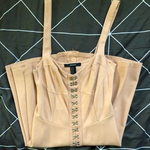 FOREVER 21 Pink Midi Dress